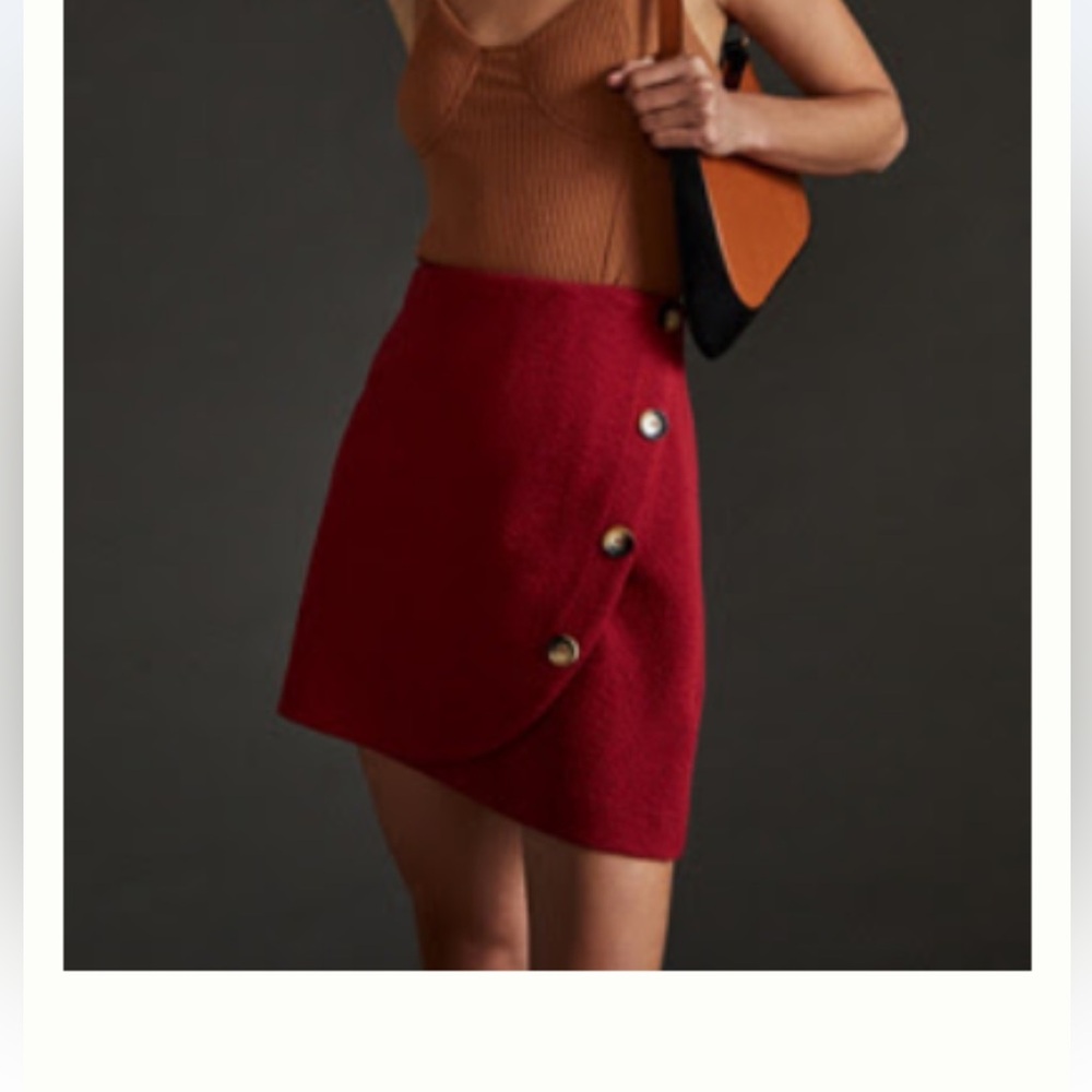 MAEVE by Anthropologie | knit mini wrap skirt NWT